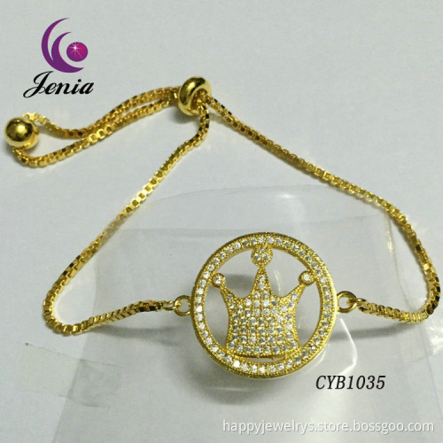Jenia High Quality Custom LOGO Chain Button Bracelet